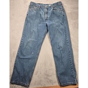 Levi’s 550 Relaxed Fit Jeans 38x30 Light Wash Tapered 90s Made in Mexico